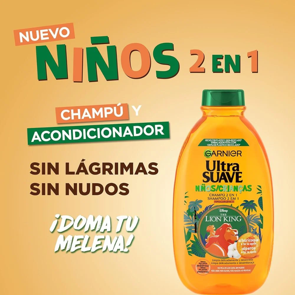 Garnier Ultra Suave Children's Shampoo Apricot 250ML
