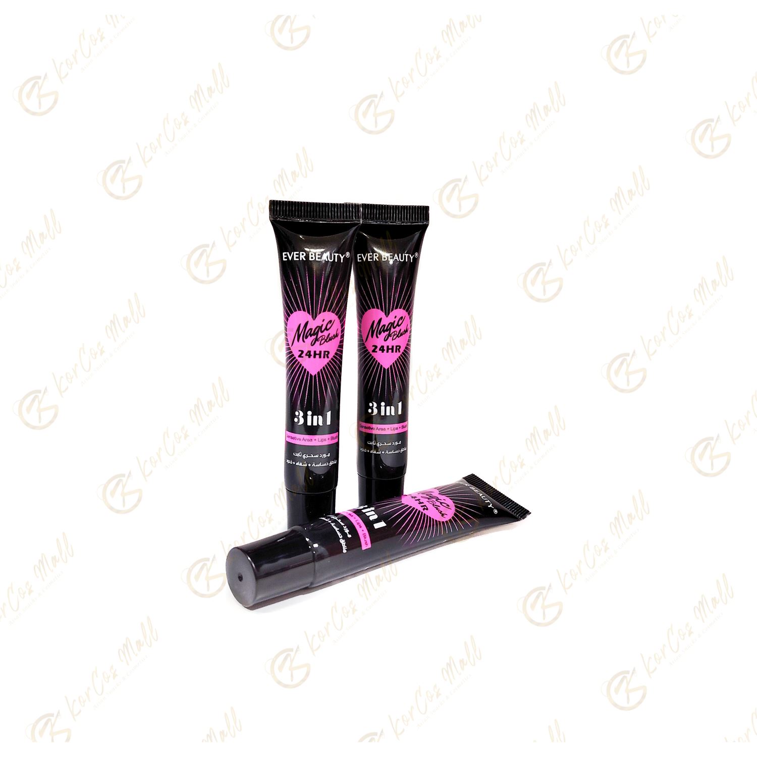 EVER BEAUTY : Crème Magique 3-en-1 pour Zones Sensibles, Lèvres et Joues